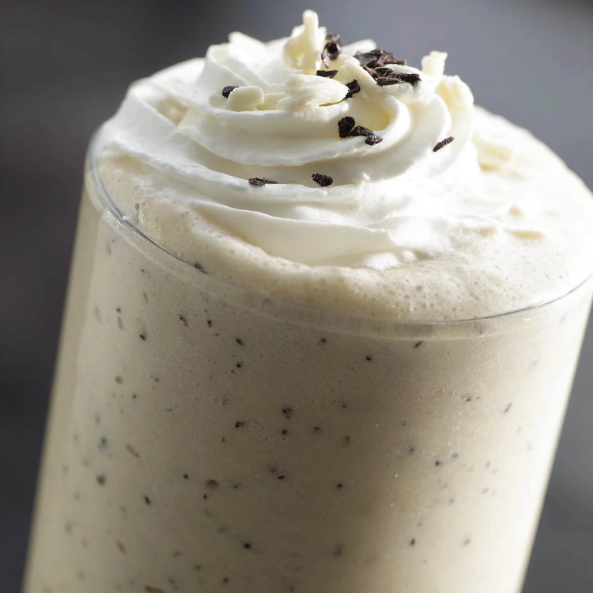 Served with a straw, this refreshing coffeehouse-inspired drink is perfect for a sweet afternoon treat.