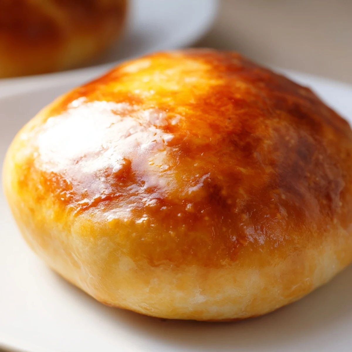 Warm, golden-brown Cheesy Egg and Cheese Piroshki fresh from the oven, ready to serve as a savory snack.