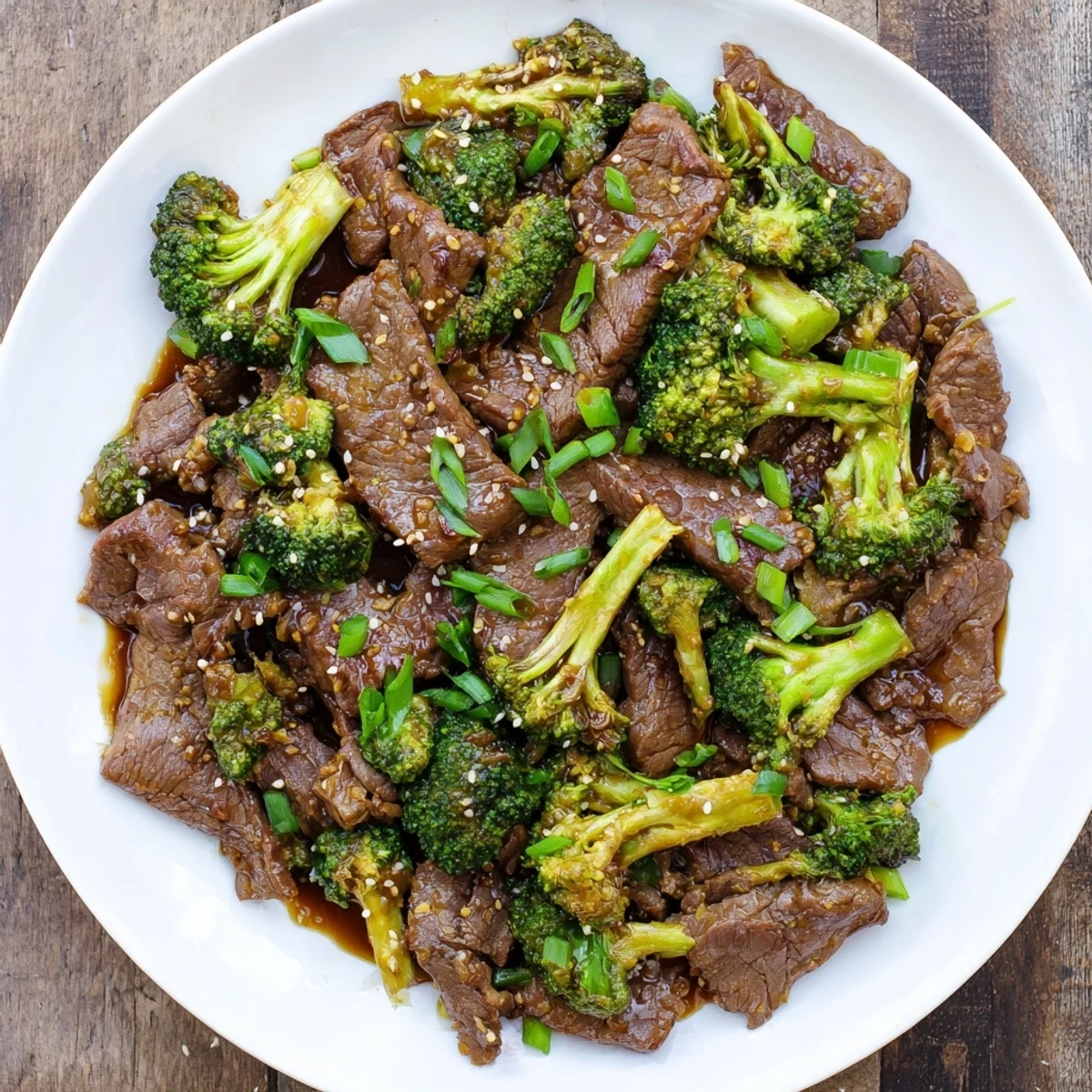 The savory aroma of garlic and ginger fills the pan during this quick, 30-minute Better Than Takeout Beef With Broccoli stir-fry. 
