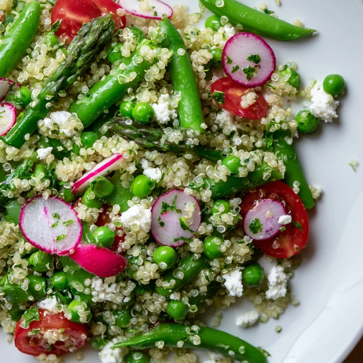 Spring Vegetable Quinoa Salad
