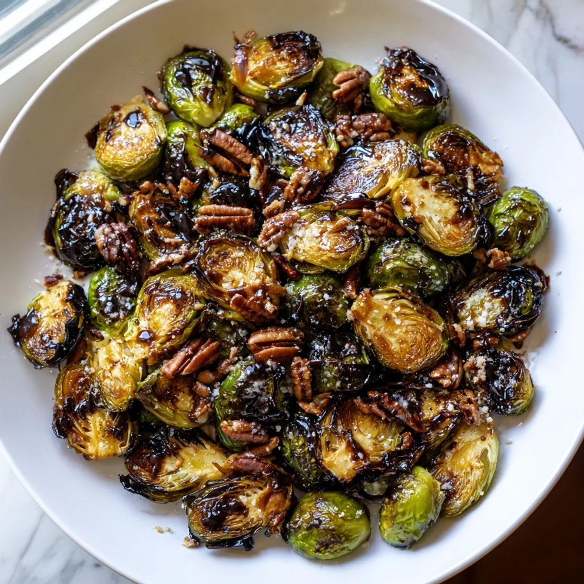 Honey Balsamic Brussels Sprouts
