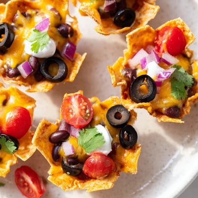 Cheesy Nacho Cups Game Day