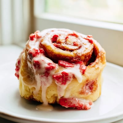 Strawberry Cinnamon Rolls