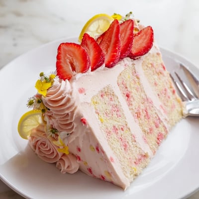 Strawberry Lemonade Cake