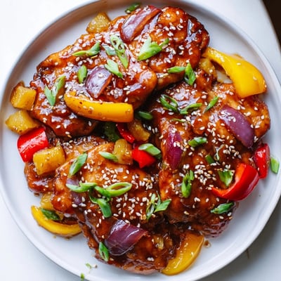 Hawaiian Chicken Pineapple Glaze